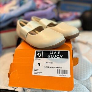 Livie & Luca Kids Cream Dress Shoes